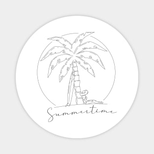 Summertime On the Beach Magnet